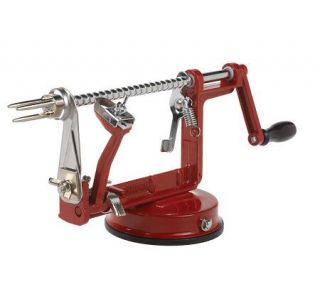 Apple Master Peeler in Red with Slicer and Corer —