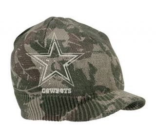 NFL Dallas Cowboys Old Orchard Beach CamouflageVisor Knit Hat