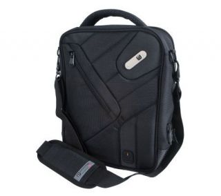 HoMedics myCharge Powerbag Tablet Messenger Bag  Black —