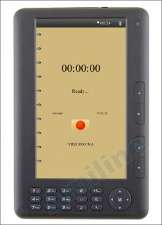 eBook Reader Color C Paper LCD FM MP4 MP5 4GB Black