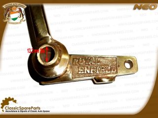 Get a Genuine Brass Rear Brake Pedal with Royal Enfield Logo for your