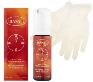 Diana B 60 Second Instant Miracle Tan with Gloves —