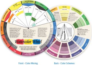  artists in mixing watercolors and to help achieve color harmonies