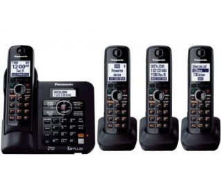 Panasonic DECT 6.0 Plus Answering System with 4Handsets —