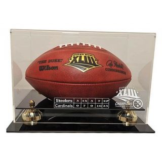 NFL Steelers Super Bowl XLIII Champs Football Case —