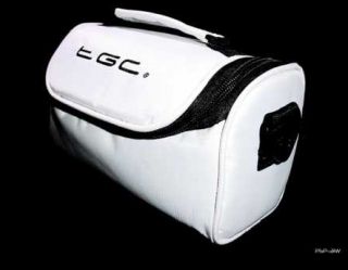Cool White Carry Case Bag for Olympus Camedia C 740 Ultra Zoom Camera