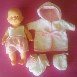 Corolle Baby Doll 8 in and Bath Robe