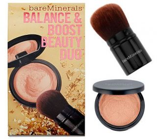 bareMinerals Balance & Boost Mineral Veil with Buff & Go Brush