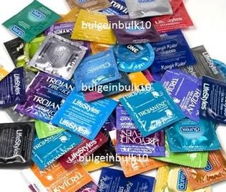  48 Trojan Durex Lifestyles Condoms Variety Pack