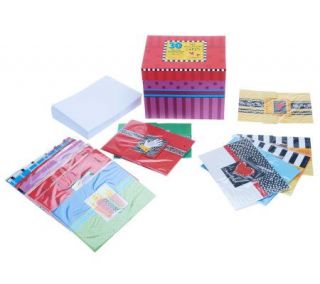 Set of 30 Designer Flip Flop Cards In Storage Box —