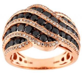 Affinity Diamond 2.40 ct tw Black & White Ring, 14K —