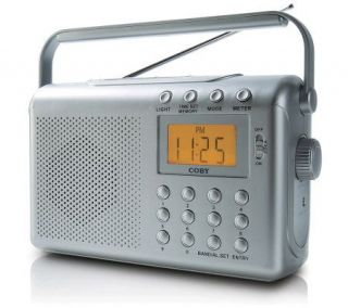 Coby CX789 Digital AM/FM/NOAA Radio —