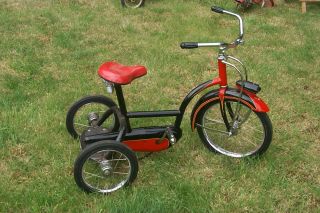 1950 51 Colson Imperial Antique Chain Drive Tricycle