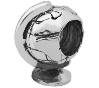 Prerogatives Sterling Globe Bead —