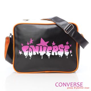BN Converse Unisex Messenger Shoulder Bag Black