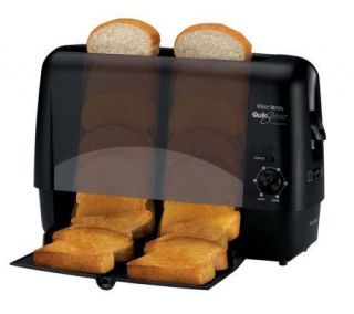 West Bend QuikServ Toaster   Black —