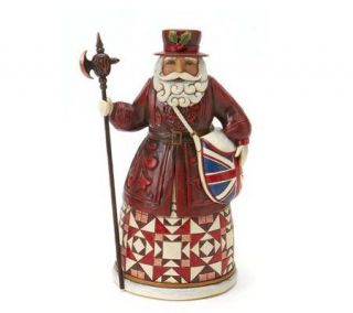 Jim Shore British Santa Figurine —