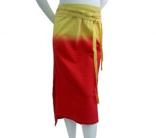 Belly Basics Dip Dye All Size Wrap Skirt —