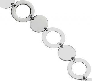 Steel by Design 7 1/2 Polished Circle Bracelet —