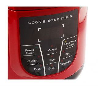 Cook’s Essentials 5qt Digital Electric Pressure Cooker