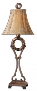 Achatius Laurel Wreath Buffet Table Lamp French Country