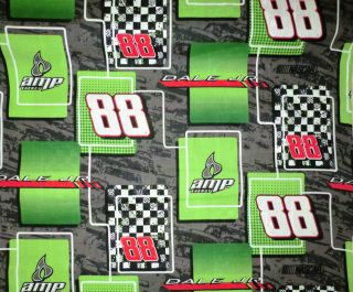 New Dale Earnhardt Jr Fabric NASCAR Racing Fabric Number 88 by The