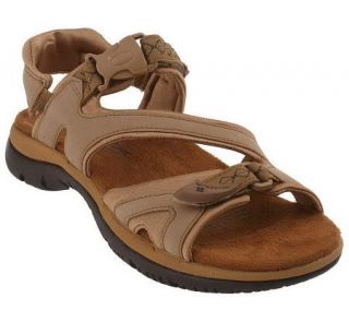 Naturalizer Leather and Neoprene Hook and Loop Sandals —