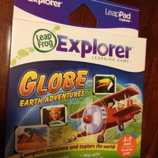 Leapster Explorer Learning Game Globe Earth Adventures