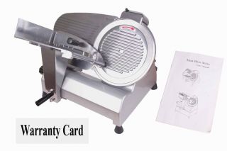 270W Commercial Electric Meat Slicer 12 Blade Semi Automatic