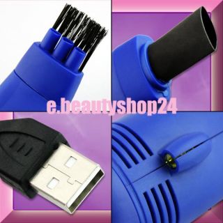 New USB Vacuum Keyboard Cleaner Brush for PC Laptop Computer Air Fans