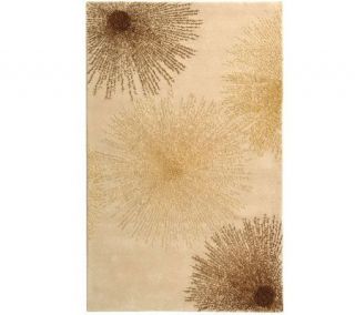 Soho 76 x 96 Abstract Handtufted Wool/Viscose Blend Rug —