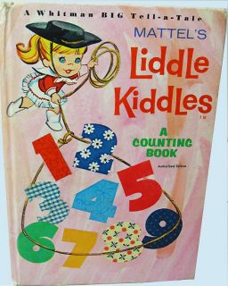 MATTEL 1966 LIDDLE KIDDLES A COUNTING BOOK WHITMAN PUBLISHING
