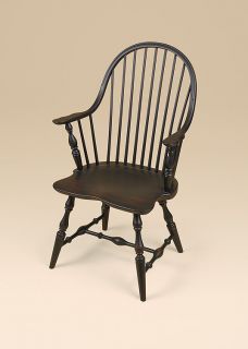 Windsor Chair Armchair Colonial Country Dining Room Furniture Black