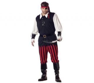 Cutthroat Pirate Plus Adult Costume   H143357