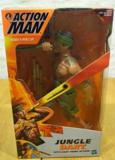 ACTION MAN JUNGLE DART Hasbro Toy Doll Action Figure NEW 1999