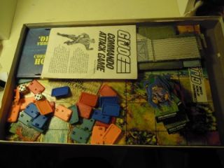 Vintage 1985 MB / Hasbro G.I. Joe Commando Attack Board Game COMPLETE