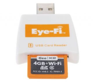 Eye Fi Geo X2 4 GB Wireless Memory Card Deluxe with PhotoBook