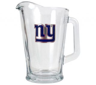 NFL New York Giants 60 oz Glass Pitcher —