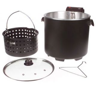 Masterbuilt 28qt Cool Zone Electric Turkey Fryer with Glass Lid