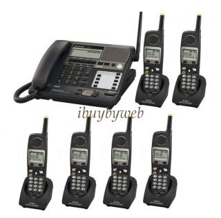 This Pkg Includes 1 Corded Base and 6 Cordless Handsets As Shown