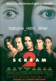 Scream 2 Neve Campbell Courteney Cox Jada Pinkett David Arquette Print