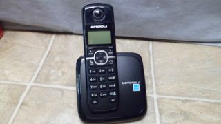 Motorola L601M DECT 6.0 Cordless Phone w/ 1 Handset & Caller ID (Black
