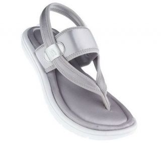 Skechers Stretch Comfort Slingback Thong Sandals —