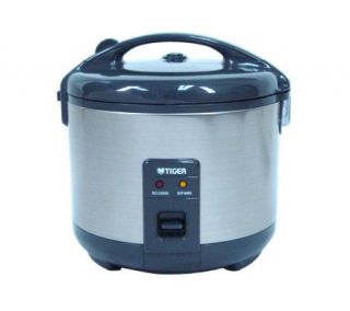 Tiger 5.5 Cup Stainless Steel Rice Cooker/Warmer —