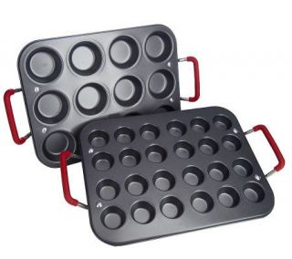 Gordon Ramsay Nonstick Aluminized Steel 2 piece Muffin Pan Set