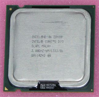  am selling a few intel core 2 duo e8400 3 0ghz cpu s the cpu s were