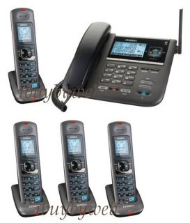  DECT 6.0 2 Line 1 Corded 4 Cordless Phones Total of 5 Phones NEW