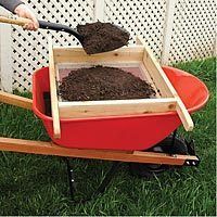 Wheelbarrow Sifter for Compost and Soil