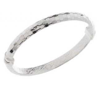 Sterling Choice of 7 1/2 Textured Bangles —