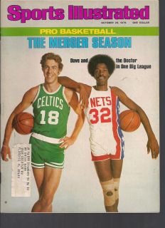  Sports Illustrated Julius Erving New Jersey Nets Dave Cowens